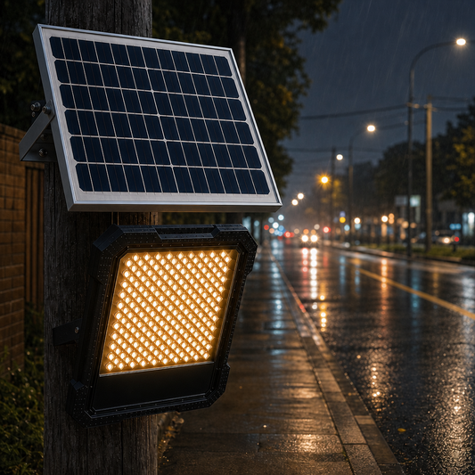 Lampada solare Power Beam con videocamera opzionale